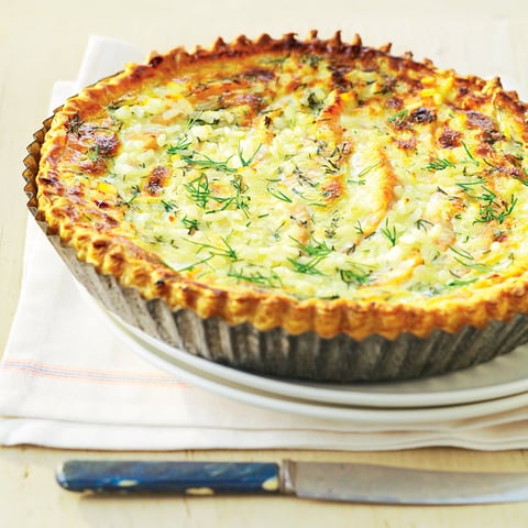 Tarte au Riz au Lait et au Saumon