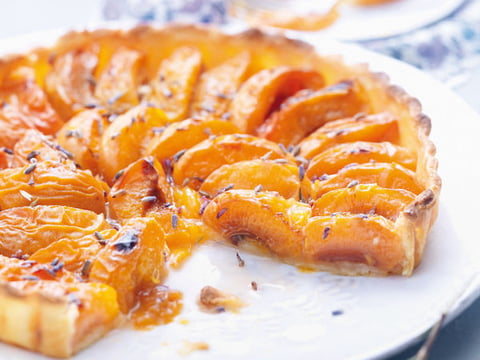 Tarte aux Abricots et à la Lavande