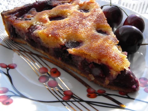 Tarte aux Cerises Amandine