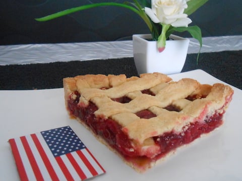 Tarte aux Cerises Américaine