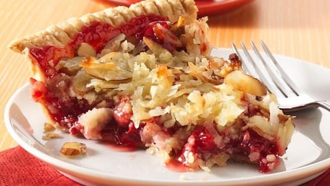 Tarte aux Cerises et aux Amandes