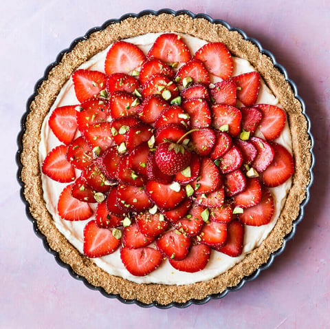 Tarte aux Fraises sans Cuisson