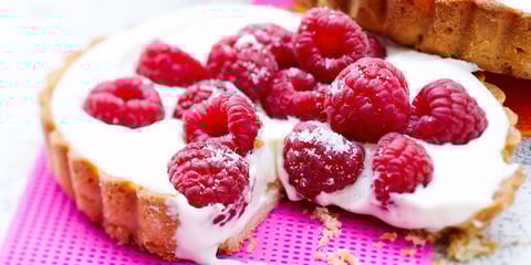 Tarte aux Framboises Mascarpone