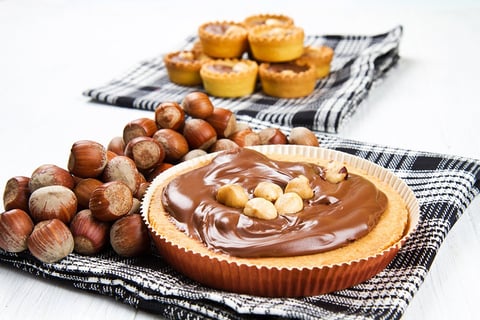 Tarte aux Noisettes, Noix et Raisins Secs