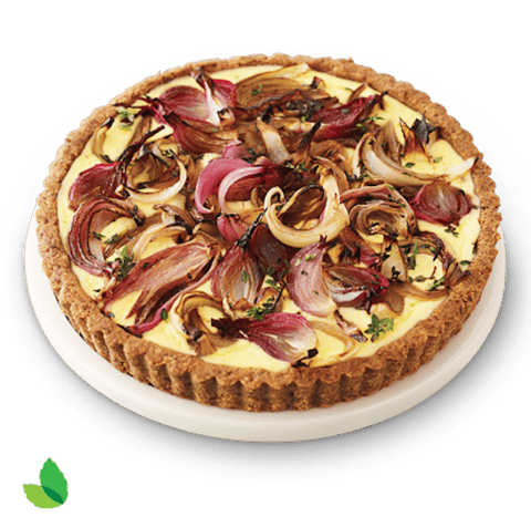 Tarte aux Oignons Grillés avec L'édulcorant sans Calorie Truvía