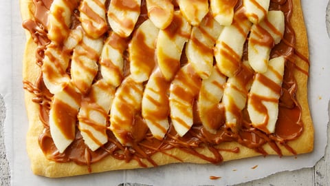 Tarte aux Pommes et au Caramel Facile