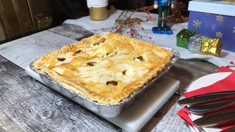 Tarte aux Pommes et Chocolat Blanc