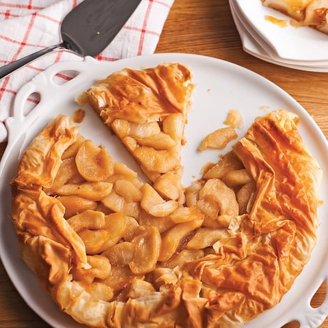 Tarte aux Pommes et Sirop D'érable en Pâte Phyllo