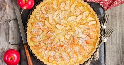 Tarte aux Pommes, Pépites de Chocolat et Cannelle