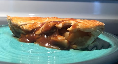 Tarte aux Pommes, Sirop D'érable et Caramel