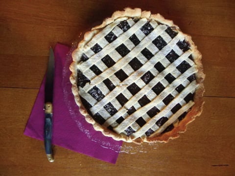 Tarte aux Pruneaux Aromatiques Marinés