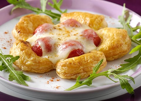 Tarte aux Tomates Confites et Mozzarella