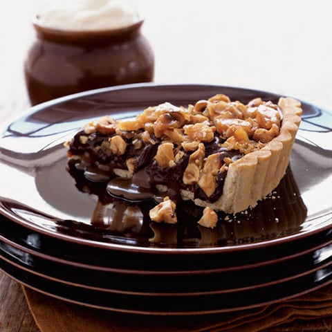 Tarte Chocolat, Orange et Noisettes