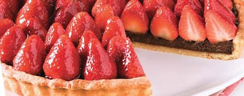 Tarte Chocolatée aux Fraises