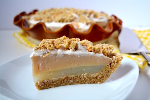Tarte Citron-Vanille-Coco en Croûte Biscuitée