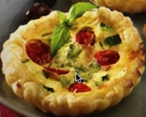 Tarte Courgettes et Tomates