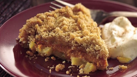 Tarte Croustillante aux Pommes et à la Citrouille