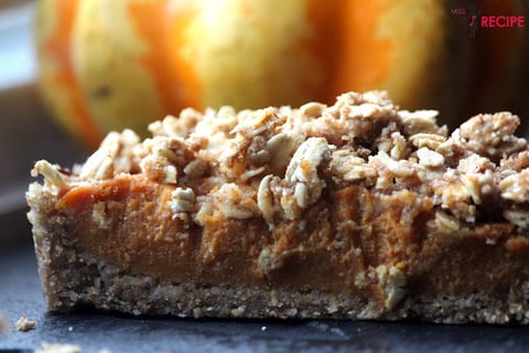 Tarte Crumble à la Citrouille