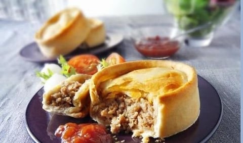 Tarte de Porc à la Toscane avec Chutney aux Tomates
