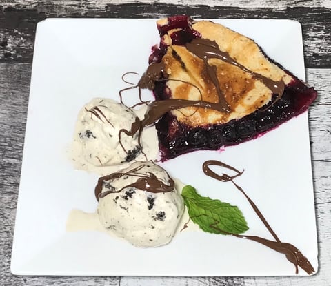 Tarte Déconstruite aux Bleuets