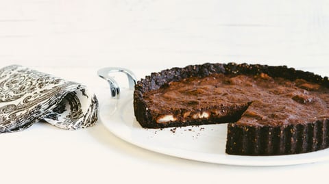 TARTE DOUBLE CHOCO-PACANE