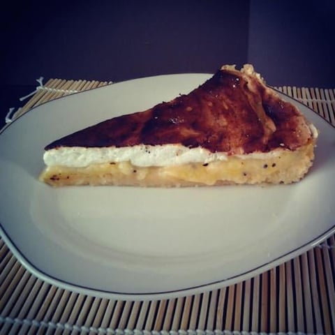 Tarte Meringuée Banane et Kiwi Jaune