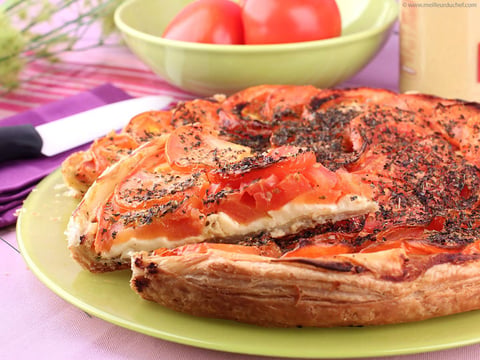 Tarte Tomate à la Moutarde