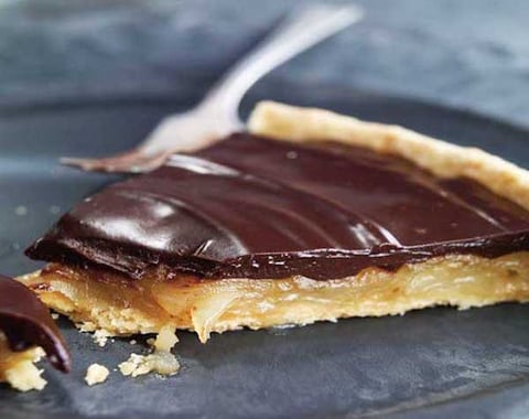 Tarte Poire Chocolat sur Pâte Feuilletée