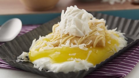 Tarte Renversée à la Crème et au Citron