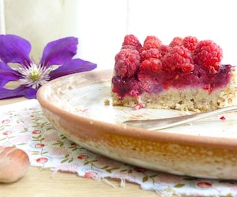 Tarte Sans Gluten à la Framboise Version Financier