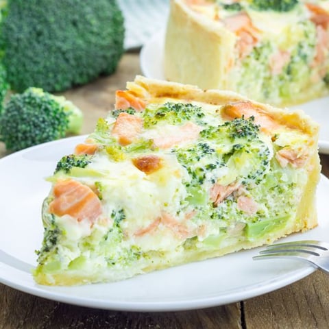 Tarte Saumon Brocolis