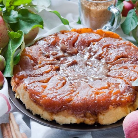Tarte Tatin aux Pommes et Cottage Cheese Fait Maison