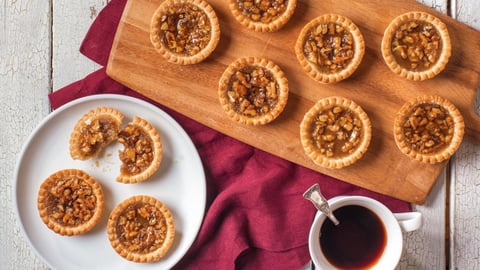 Tartelettes à L'érable et aux Noix