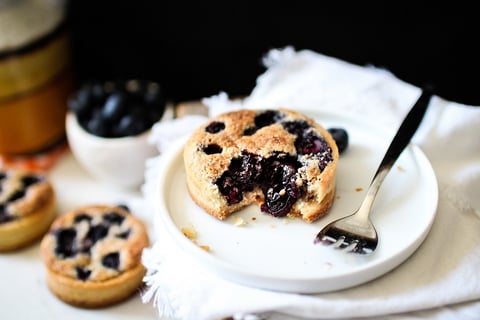Tartelettes Amandine aux Myrtilles