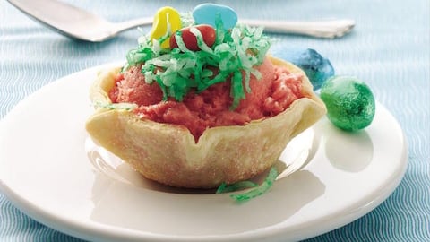 Tartelettes au Sorbet de Pâques