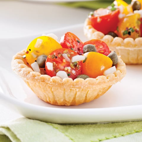 Tartelettes aux Tomates et Câpres