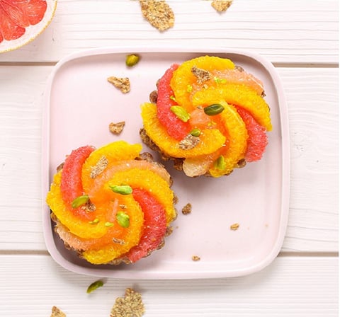 Tartelettes aux Trois Agrumes