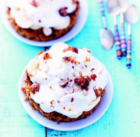 Tartelettes Banane-Noisette