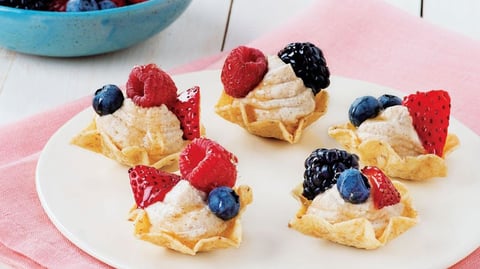 Tartelettes Sucrées à la Ricotta aux Baies Fraîches