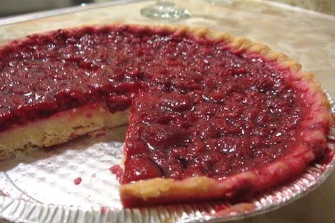 TARTES AUX FRAMBOISES À LA CRÈME PÂTISSIÈRE