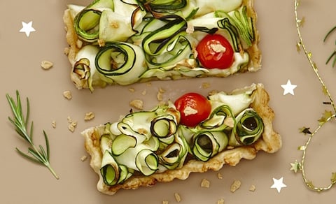 TARTES DE COURGETTES AU BEURRE D’ÉRABLE