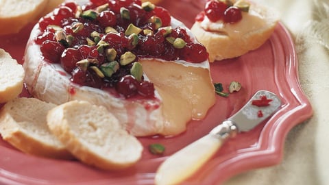 Tartinade au Brie, aux Canneberges et aux Pistaches