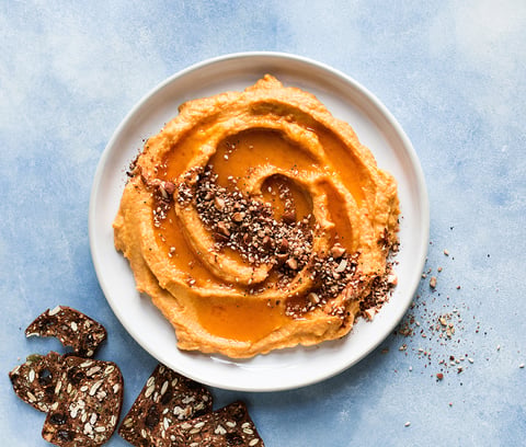 Tartinade Dessert à la Courge et Dukkah aux Amandes