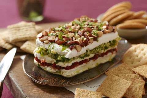 Tartinade Étagée Tomates Séchées - Artichauts