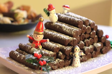 Tas de buches… » de Noël !!