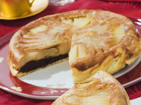 Tatin de Poires au Chocolat