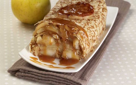Terrine de Crêpes aux Pommes et Caramel au Beurre Salé