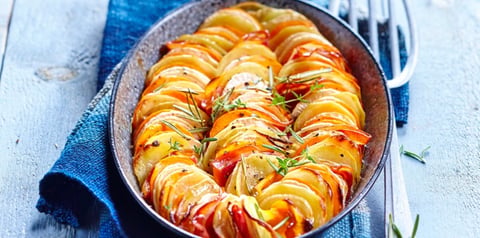 Tian de Légumes D’hiver au Miel