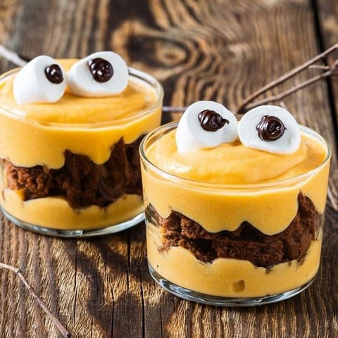 Tiramisu de Potiron Chocolaté pour Halloween