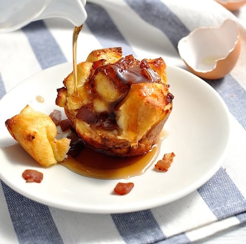 TIRE SUR MUFFINS BACON FRANÇAISE TOAST